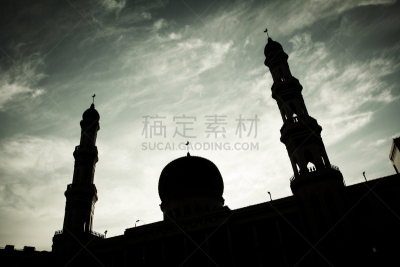 清真寺,西宁,灵性,水平画幅,圆顶建筑,建筑,无人,时尚,半球体,圆顶帐篷