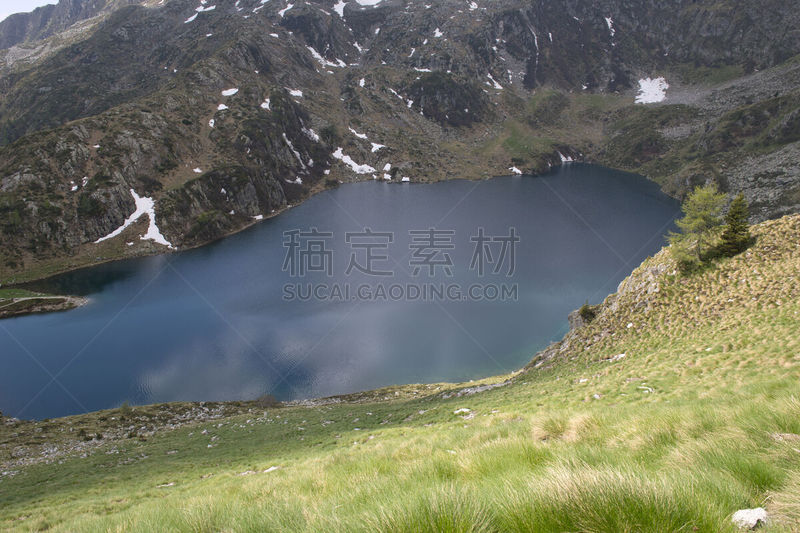 湖,水平画幅,户外,田地,高处,盖思勒格鲁皮峰,山,黎明,多洛米蒂山脉