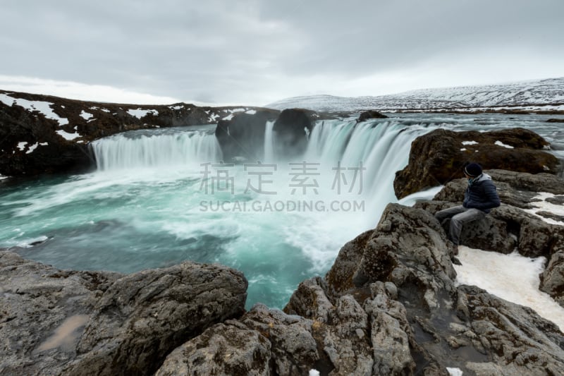 上帝瀑布,冰岛国,mele cascades waterfall,埃法特岛,米湖,色彩饱和,名声,北极,活力,浪漫