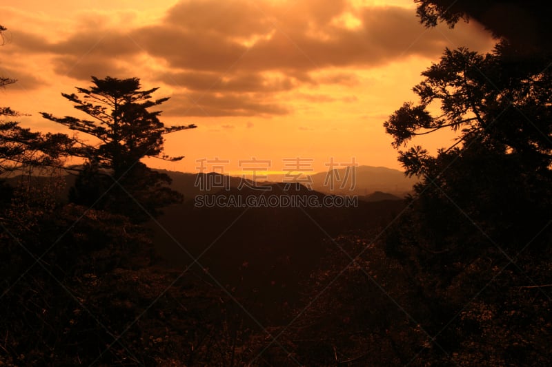 高野山,风景,自然,水平画幅,地形,无人,日本,黄昏,户外,怪异