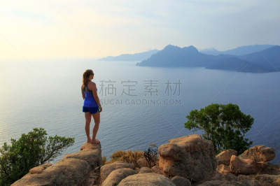 风景,海洋,留白,波尔图海湾,夏天,海岸地形,著名景点,热,岩石,平和