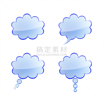 蓝色,对话气泡框,留白,艺术,形状,无人,符号,标签,气球,计算机制图