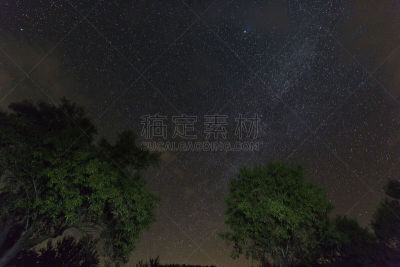 天空,星星,齿状山脊,大群动物,自然,太空,星系,水平画幅,地形,夜晚