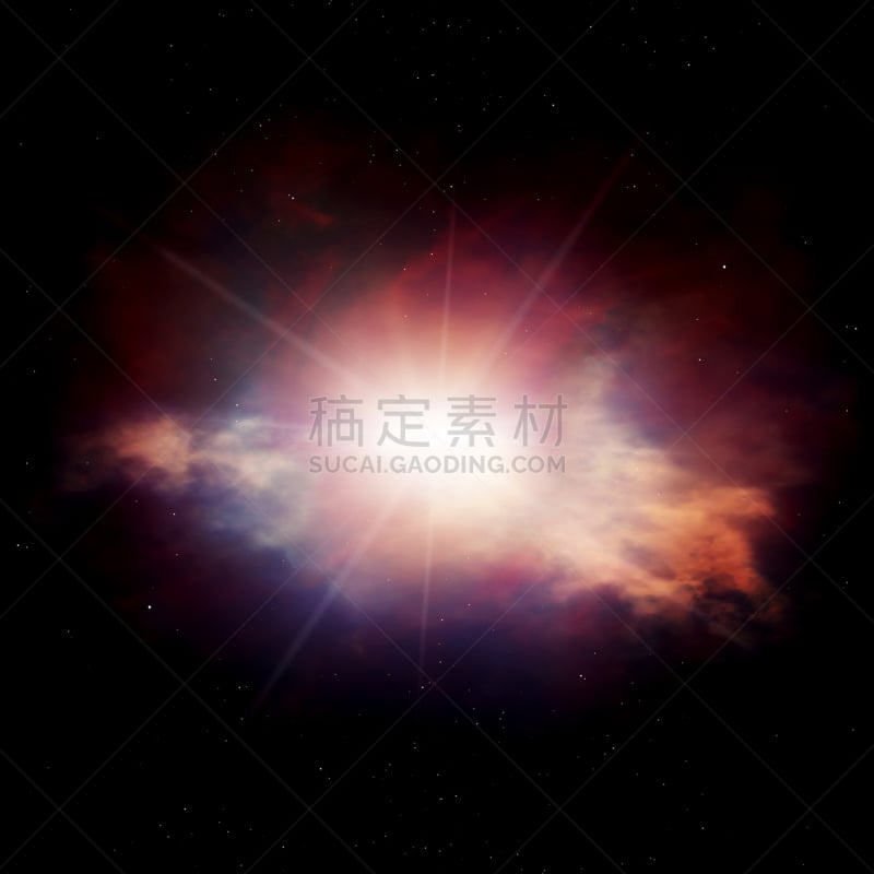 太空,星云,星星,多色的,天然气,星系,图像特效,绘画插图,抽象,魟