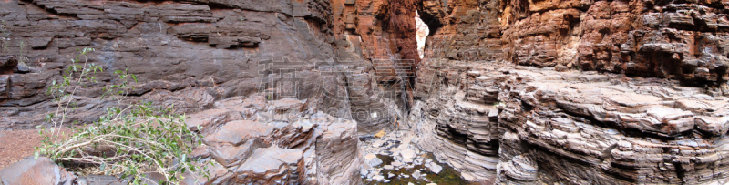 西澳大利亚,温诺峡谷,the pilbara,沟壑,水平画幅,沙子,旅行者,夏天,户外,湖