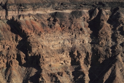 鱼河峡谷,纳米比亚,瑞切维国家公园,纳米布沙漠,岩面,自然,国家公园,沟壑,水平画幅,野地