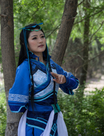 角色扮演,北京,中国,人,个人计算机,女孩,游戏,性格,苗族,特色服装