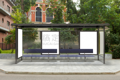 布告栏,空白的,灯箱,留白,零售展示,边框,水平画幅,无人,市区路,绘画插图