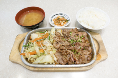 猪肉,姜黄,日本食品,味噌汤,嫩煎食品,餐具,格子烤肉,水平画幅,日本,膳食