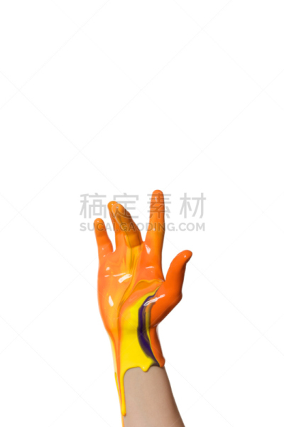 手,多色的,一个物体,psd,垂直画幅,留白,四肢,部分,白色,图片视觉效果