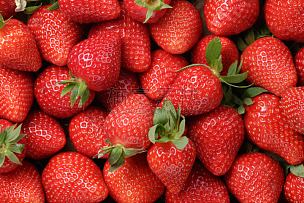 草莓,农作物,清新,背景,水平画幅,高视角,素食,维生素,夏天,特写