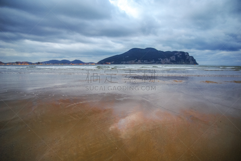 海景,西班牙,风景,坎塔布利亚,拉雷多,水,天空,美,暴风雨,水平画幅