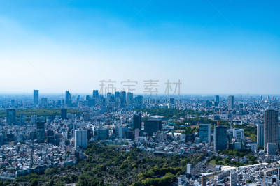 天空,都市风景,东京,太阳,看风景,蓝色,充满的,铲土机,西新宿,天际线拱门