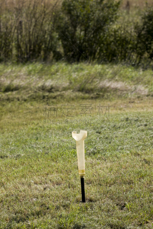雨量测量器,萨斯喀彻温省,自然,垂直画幅,天空,地形,无人,草原,夏天,户外