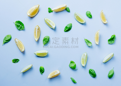 柠檬,酸橙,高视角,动物的顶撞行为,维生素a,撕破的,购物车,沙冰,水平画幅,素食