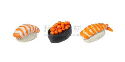 寿司,儿童游戏陶土,小的,模型,背景分离,美术工艺,日本食品,食品,米,玩具