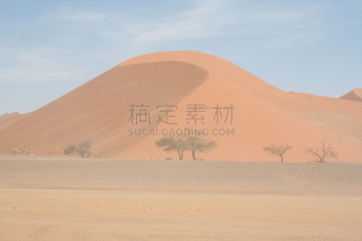 纳米布沙漠,苏丝斯黎,非洲,纳米比亚,沙丘,天空,留白,沙子,干的,明亮