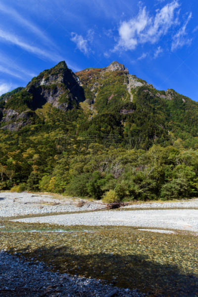 长野县,自然美,梓川,飞驒山脉,日本阿尔卑斯山脉,垂直画幅,天空,美,里山,无人