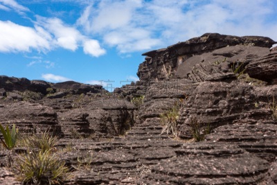 罗赖马山,平顶山区,罗赖马州,平顶山,canaima,委内瑞拉,南美,水平画幅,无人,户外