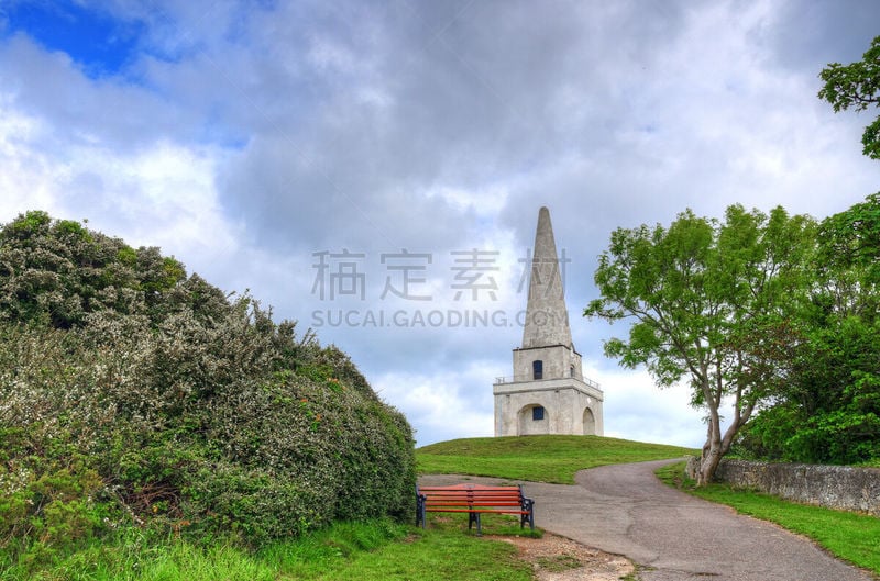 方尖石塔,山,爱尔兰都柏林,爱尔兰共和国,自然,天空,水平画幅,无人,全景,户外