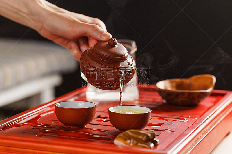 碗,茶,女人,茶道,普洱茶,炙,乌龙茶,典礼,传统,瓷器