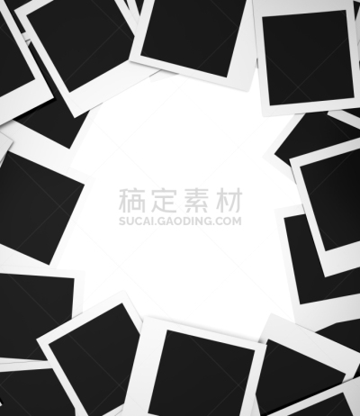 空白的,一次成像照相机,即时成像,宝丽莱,快印黑白照,相框,垂直画幅,留白,水平画幅,无人