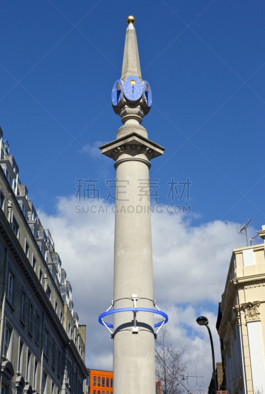 日晷,数字7,伦敦,仪表盘,尼尔园,霍尔本学院,考文特花园,垂直画幅,旅游目的地,无人