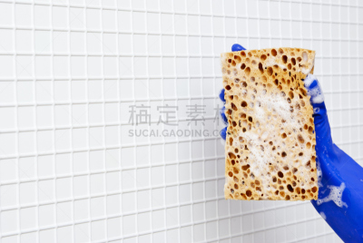 手,手套,蓝色,水,水平画幅,家庭生活,彻底洗刷,干净,家务,掸子
