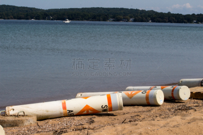 夏天,特拉弗斯城,水,美国,水平画幅,沙子,无人,大特拉维斯海湾,户外,密歇根湖