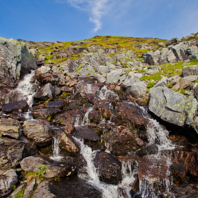 恶魔之舌,夏天,地形,山,全景,自然美,挪威,voringsfossen,奇迹石,北峡湾