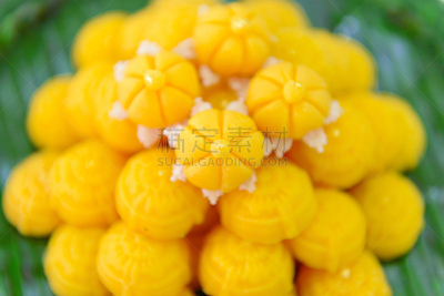 库特,蛋黄,甜点心,面粉,饺子,王冠,美,水平画幅,泰国,成品