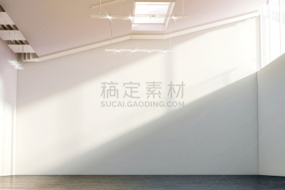 巨大的,墙,空白的,走廊,日光,现代,白色,机库,动脉壁,廊柱