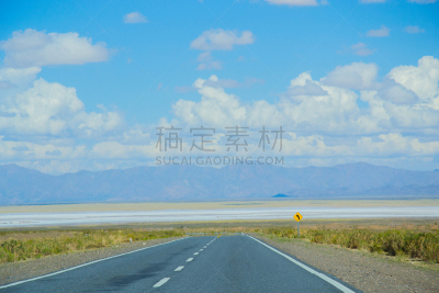 路,背景,大盐湖,天空,阿根廷,旅游目的地,水平画幅,云,无人,萨尔塔省