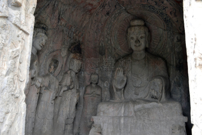 龙门石窟,山,佛,丰富,洞,里面,大于号,建筑石碑,石灰石,洛阳