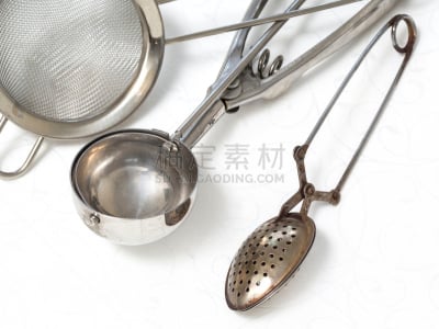 滤器,汤匙,铲子,滤茶器,希尔弗河,舀勺,个人随身用品,水平画幅,古老的,情绪压力