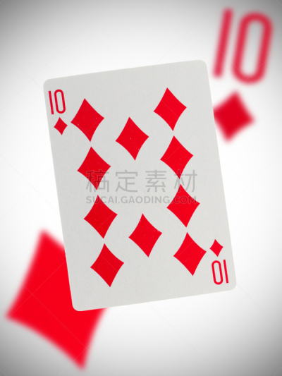 纸牌,数字10,进行中,十面钻石,垂直画幅,扑克,形状,符号,白色,赌场