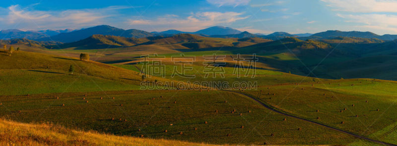 夏天,山脉,美,黄昏,园艺师,西伯利亚,天空,早晨,烟,气候与心情