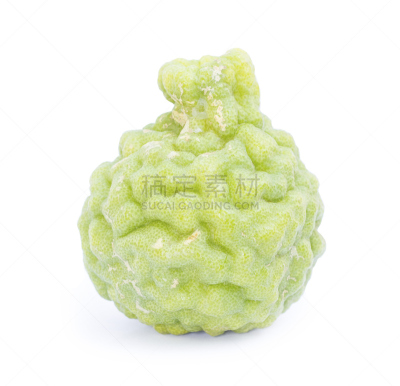 佛手柑,白色背景,清新,分离着色,泰国柠檬,白色,有机食品,蔬菜,草本,背景分离