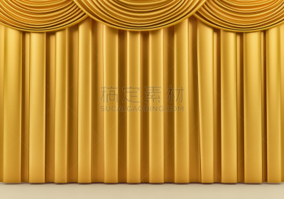 自然美,幕布,三维图形,黄金,正面视角,艺术,水平画幅,纺织品,阴影,计算机制图