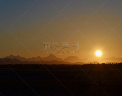 热霾,杰克森,杰克逊,杰克逊霍尔,大提顿国家公园,森林火灾,美国,水平画幅,无人,怀俄明