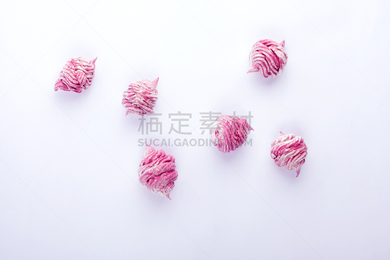 粉色,自制的,棉花软糖,糖粉,西风之神,黑加仑,蛋白饼糕,水平画幅,无人,烘焙糕点