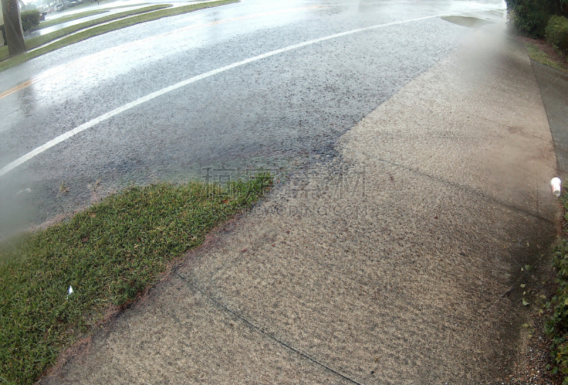 雨,暴风雨,美国,水平画幅,无人,暴雨,湿,户外,城市,全国大学生体育协会