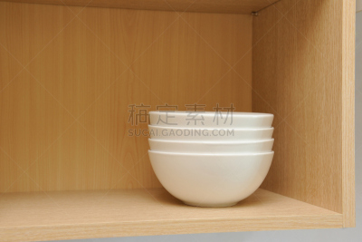 白色,碗,厨房,柜子,橱柜门,茶碟,餐具,茶树,水平画幅,无人