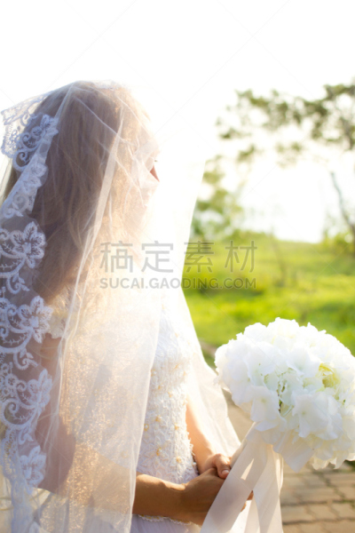 婚礼,脐钉,垂直画幅,美,美人,珠宝,户外,白人,光,泰国