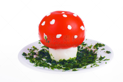 西红柿,卵,蘑菇,餐具,煮食,水平画幅,形状,素食,无人,开胃品