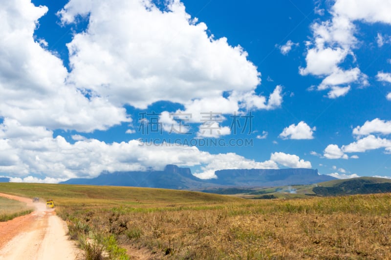 罗赖马山,罗赖马州,平顶山,平顶山区,canaima,委内瑞拉,南美,水平画幅,无人,户外