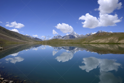 湖,毕底,自然,水平画幅,地形,景观设计,无人,喜马拉雅山脉,印度,山