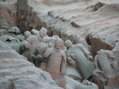 赤土陶器,勇士,古董,状态,陵墓,艺术,水平画幅,泥土,旅行者,碾碎了的
