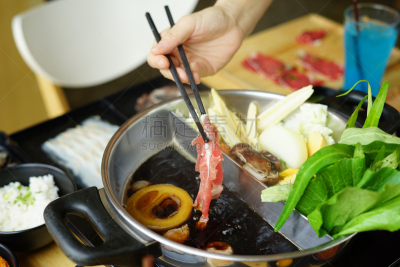 食品,饮食,沙拉碗,水平画幅,米,膳食,泰国,涮涮锅,东方食品,青木瓜沙拉