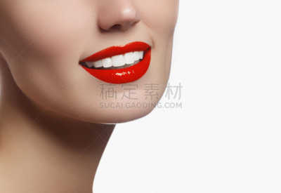 嘴唇,口腔卫生,完美,牙齿,红色,白色,美,彩妆,水平画幅